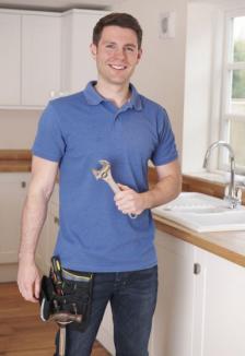 Jim has just finished fixing a kitchen fixture in Gunbarrel